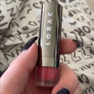 Lorac cream lipstick in seductress